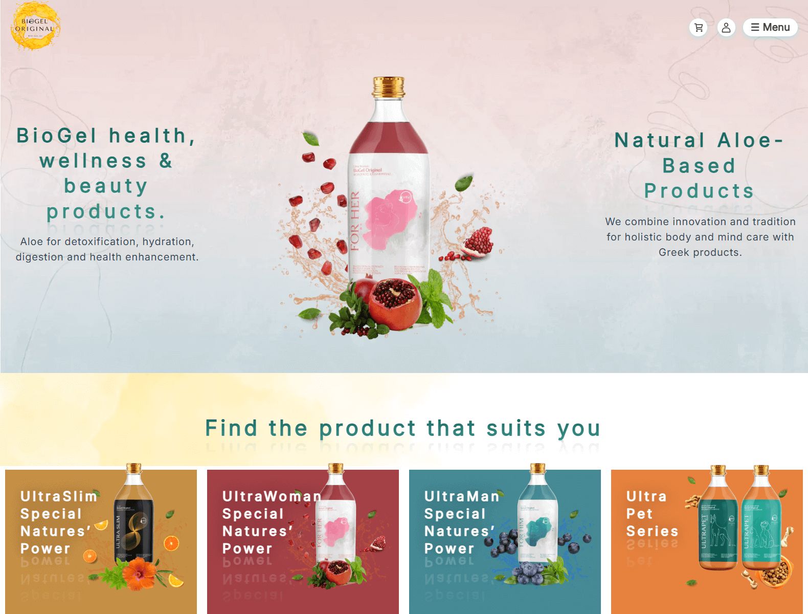 Screenshot of Nikos Broikos website