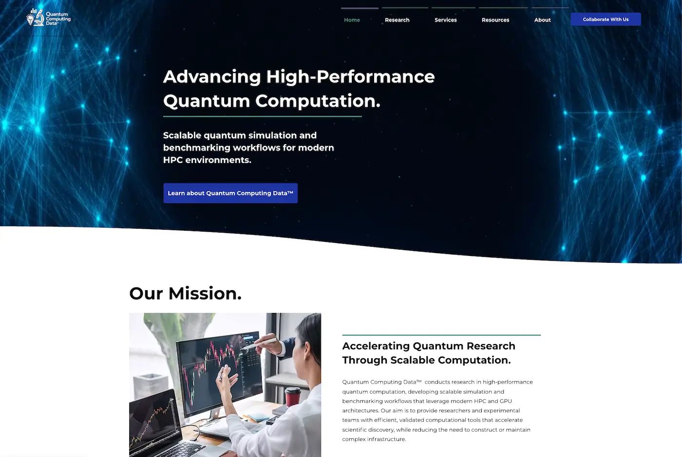 Quantum Computing Data — Technology Winner 2026 | Web Design Awards ...