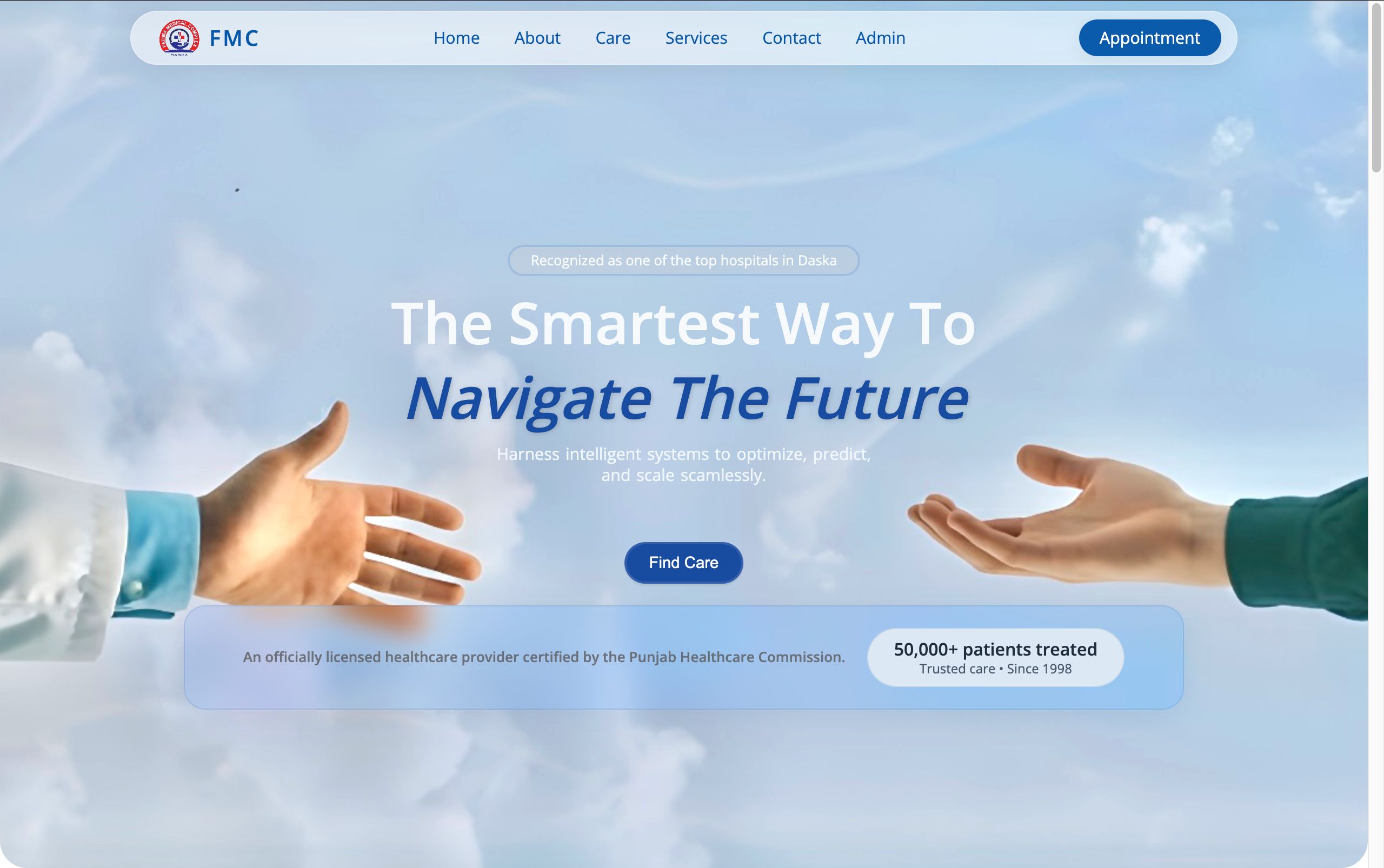 Track Designer Software Fatima Medical Complex - Software… | Web Design Awards